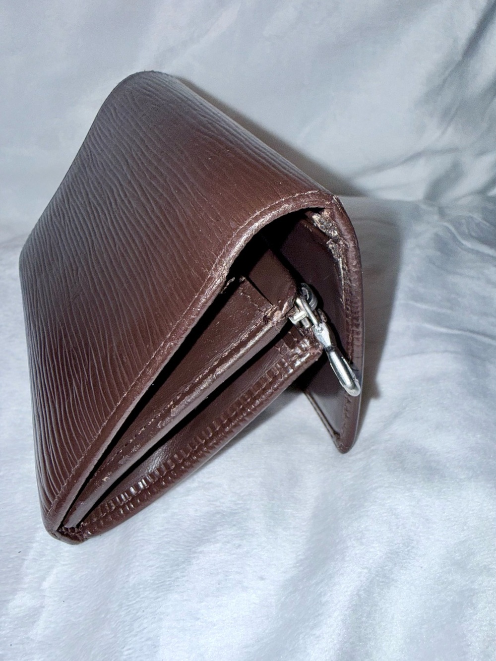 Louis Vuitton Vintage Trésor Bi-Fold epi leather Brown Wallet-W/COA - Picture 6 of 15